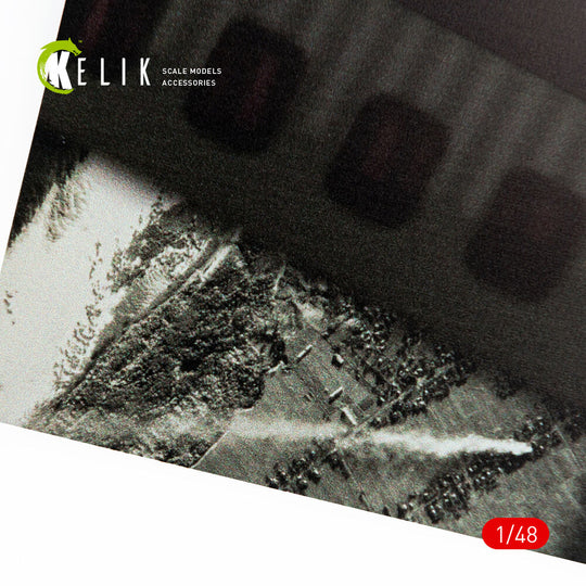 Photoreconnaisance Plane Stand - Base - Acrylic 3 mm (240 x 240 mm) (190g) (Universal scale)