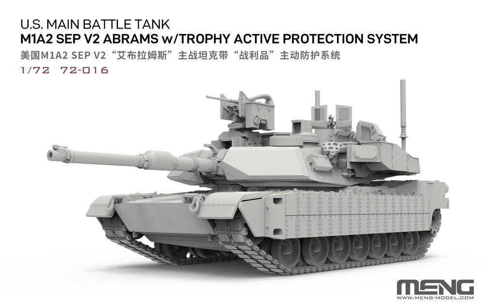 U.S. Main Battle Tank M1A2 SEP V2 Abrams w/Trophy Active Protection System
