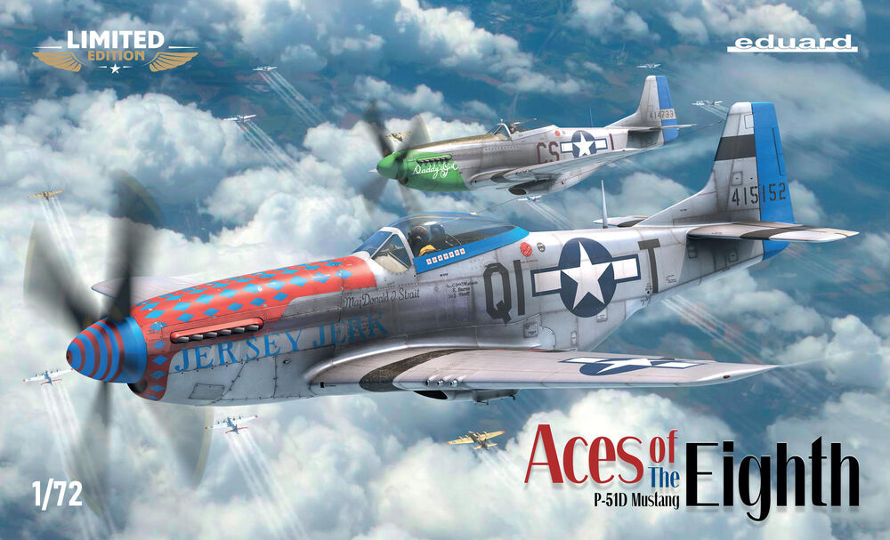 ACES OF THE EIGHTH DUAL COMBO 1/72 EDUARD-LIMITED