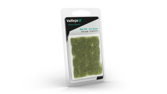 Vallejo Scenery: Wild Tuft  Dry Green (12 mm) XL
