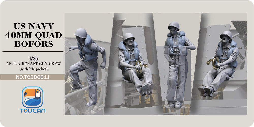 ANTI-AIRCRAET GUN CREW (with life jacket)