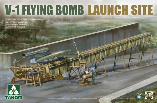 V-1 FLYING BOMB  LAUNCH SITE