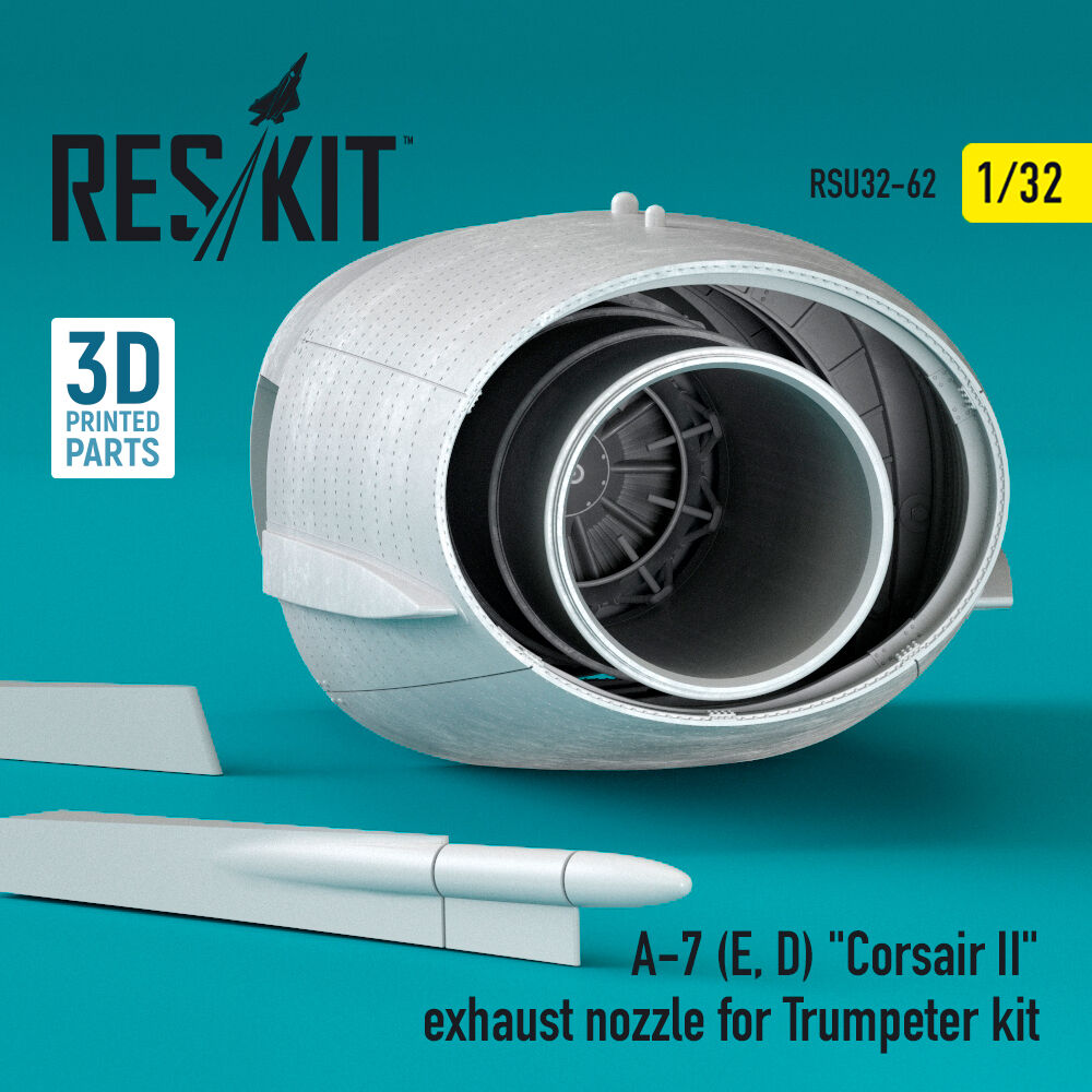 A-7 (E, D) Corsair II exhaust nozzle for Trumpeter kit