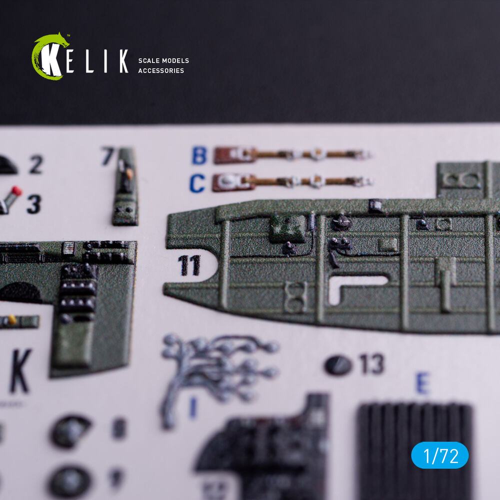 Bristol Bleninheim Mk.1 - interior 3D decals for Airfix kit