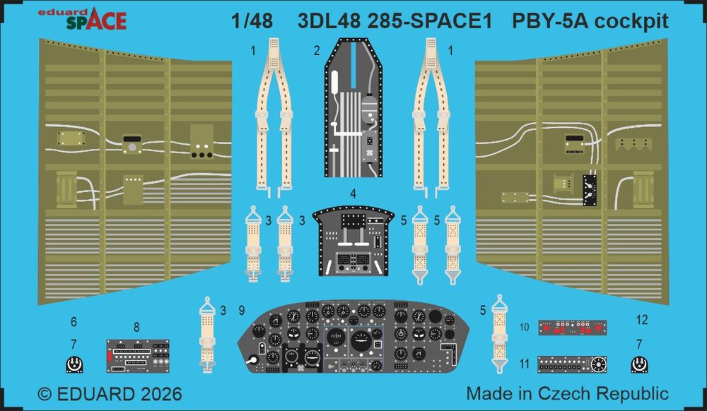 PBY-5A cockpit SPACE for Eduard / Revell
