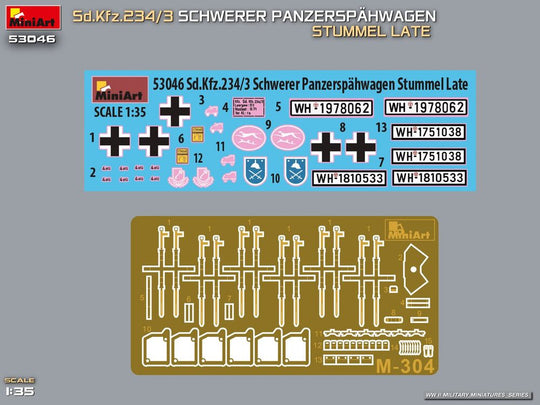 Sd.Kfz.234/3 Schwerer Panzerspähwagen Stummel Late