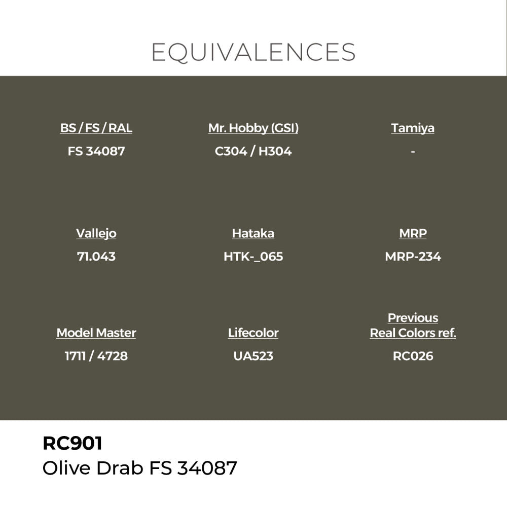 Real Colors: Olive Drab FS 34087 17 ml.