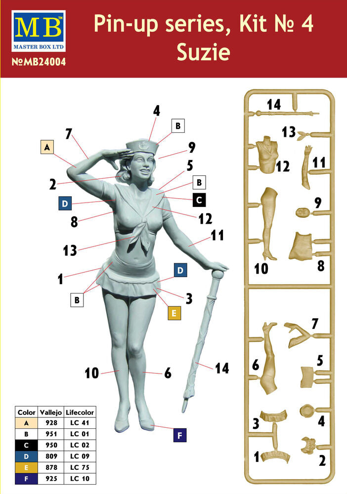 Pin-up series,Kit No.4 Suzie