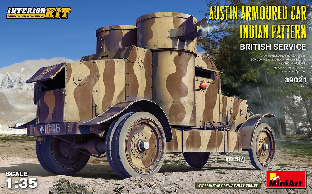 Austin Armoured Car Indian Pattern. British Service. Interior Kit