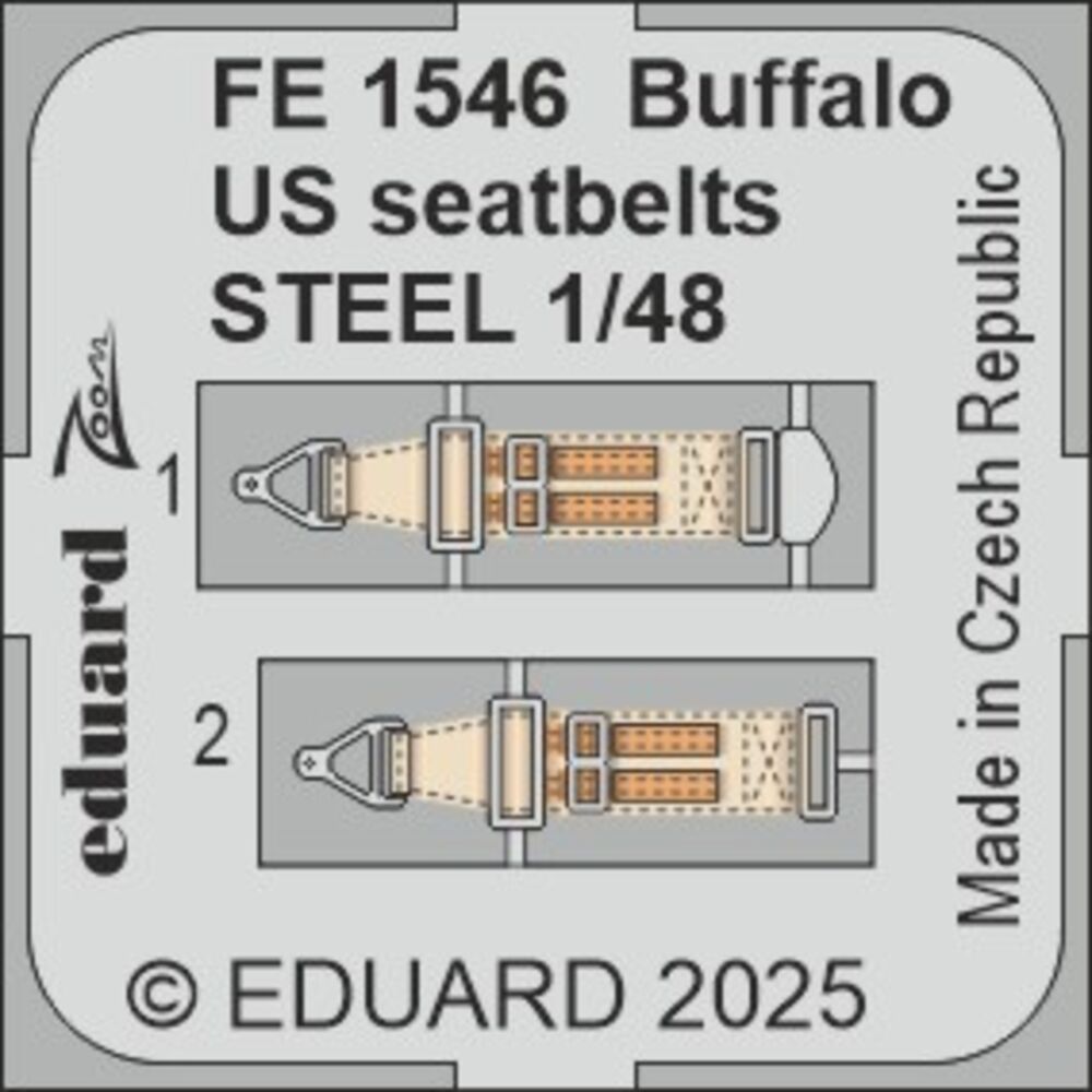 Buffalo US seatbelts STEEL  TAMIYA