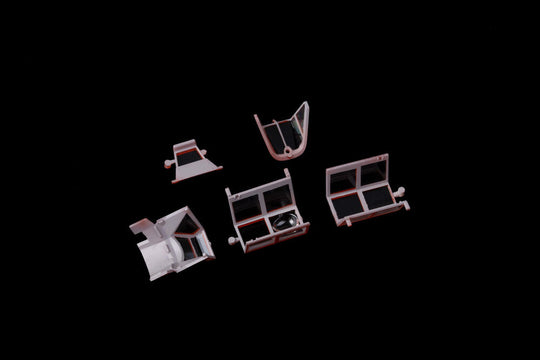 Bf 109G-6 late framed canopy Tface for Tamiya
