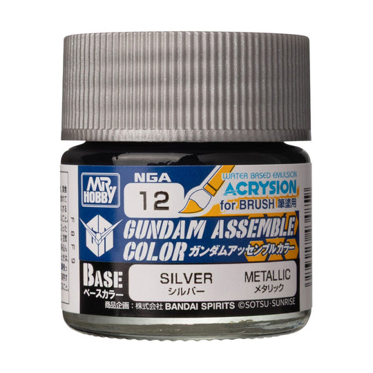 Acrysion GUNDAM ASSEMBLE COLOR (Base Color) (10 ml) Silver