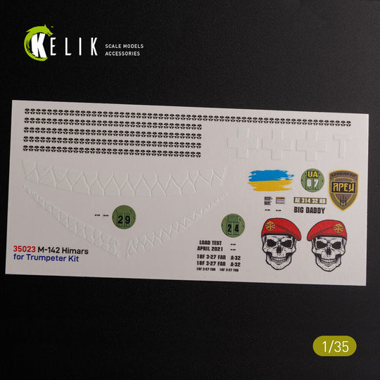 M142 HIMARS - Interior 3D Decal and classic Decal for Trumpeter kit