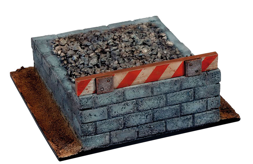 Vallejo Scenics: Railroad Buffer Block 11 x 11 cm