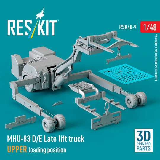 MHU-83 D/E Late lift truck UPPER loading position (3D Printed model kit)