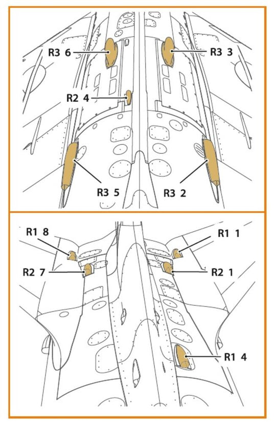 MiG-19P/PM Air intake for CP kits