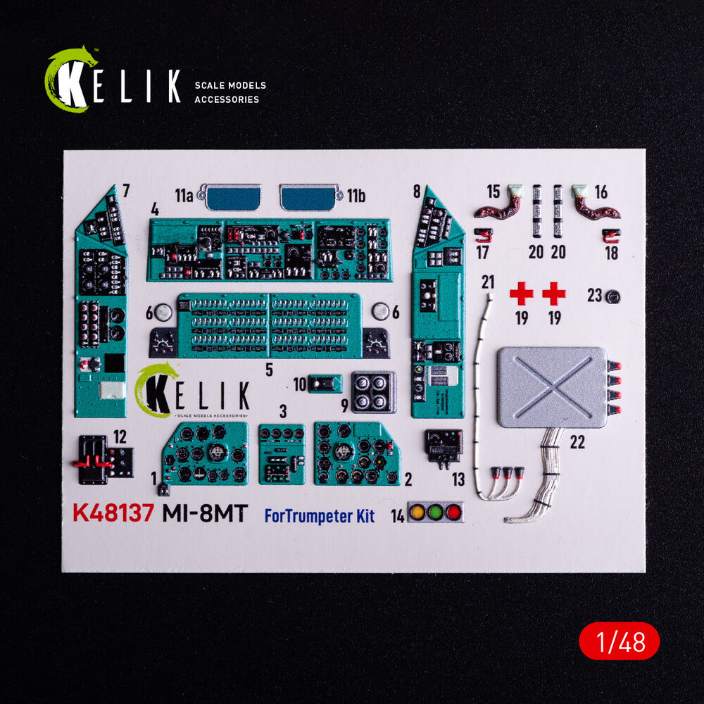 Mi-8MT - interior 3D decals for Trumpeter kit
