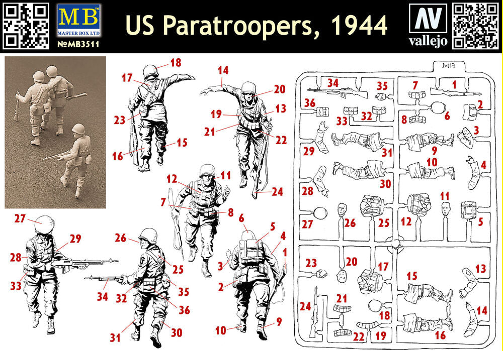 U.S. Paratroopers 1944