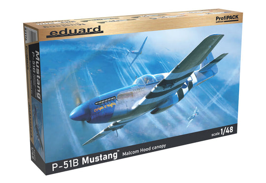 P-51B Mustang Malcolm Hood canopy 1/48 EDUARD-PROFIPACK
