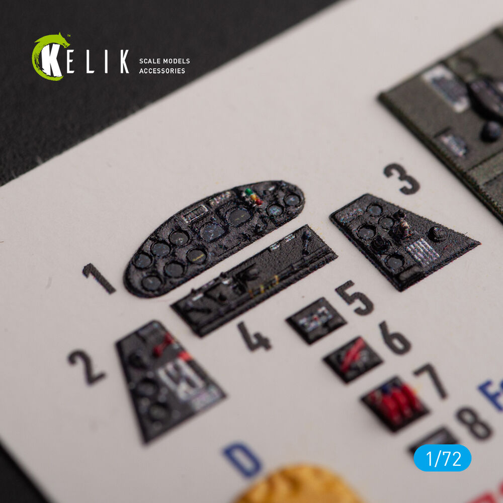 TBM-3E - interior 3D decals for Hobby 2000/Hasegawa kit