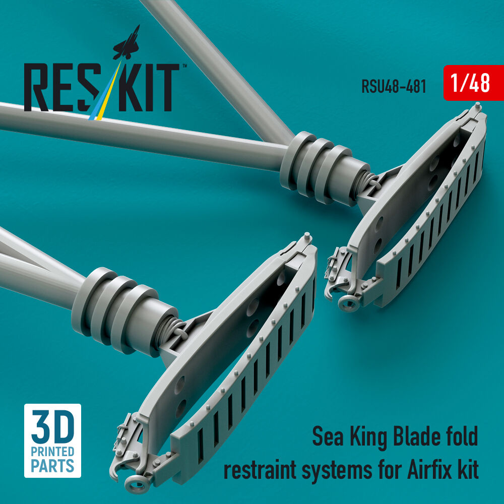 Sea King blade fold restraint systems for Airfix kit (3D Printed)