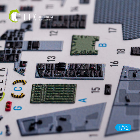 F-15C - interior 3D decals for FineMolds kit