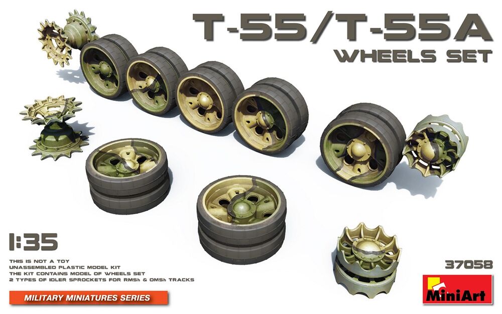 T-55/T-55A Wheels Set