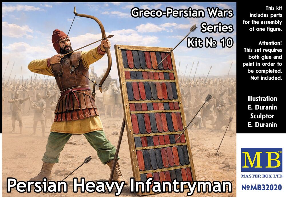 Greco-Persian Wars Series. Kit No. 10. Persian Heavy Infantryman