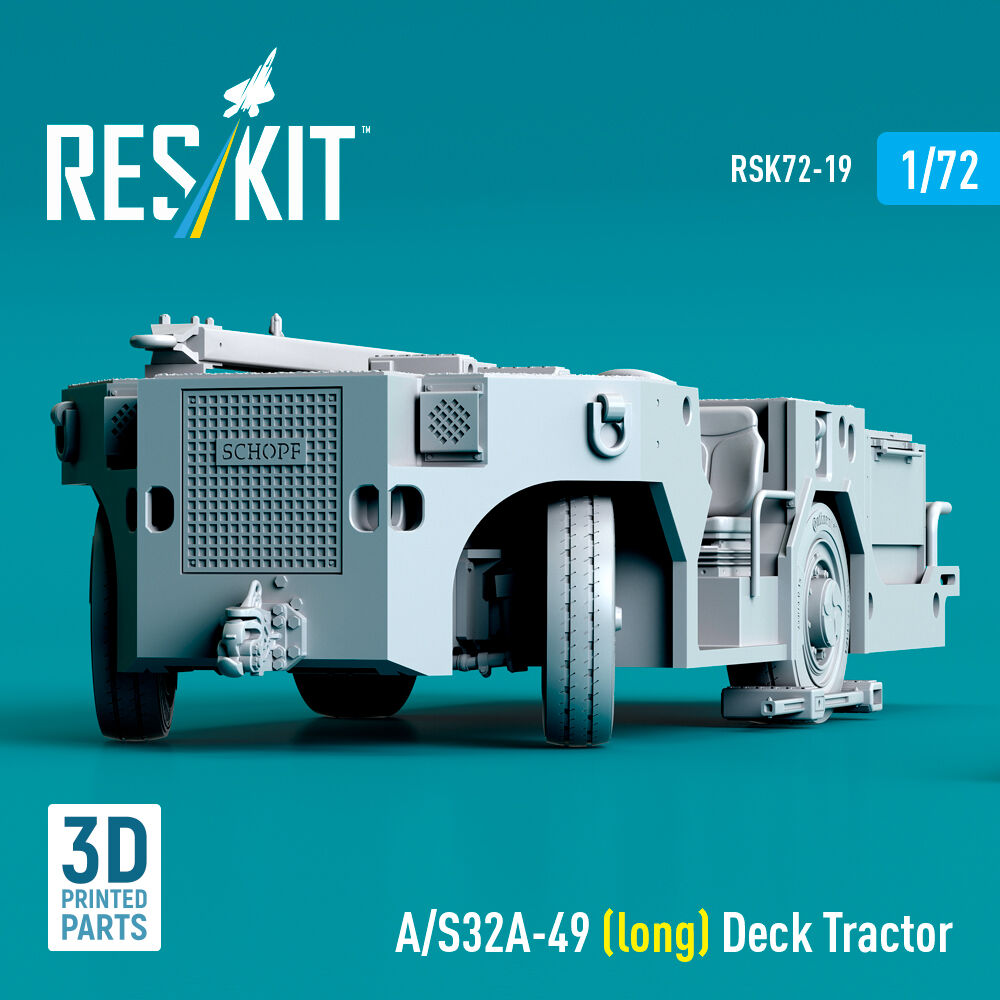 A/S32A-49 (long) Deck Tractor (3D Printed model kit)