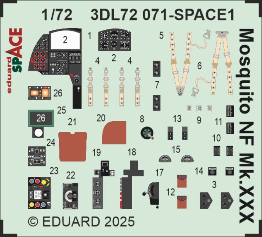 Mosquito NF Mk.XXX SPACE 1/72 for Special Hobby