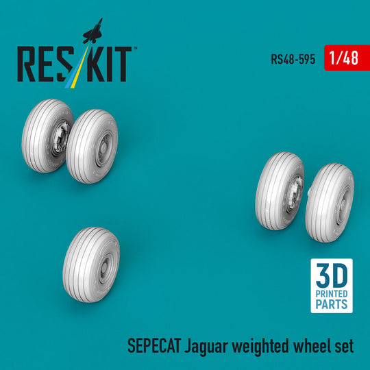 SEPECAT Jaguar weighted wheel set (3D Printed)