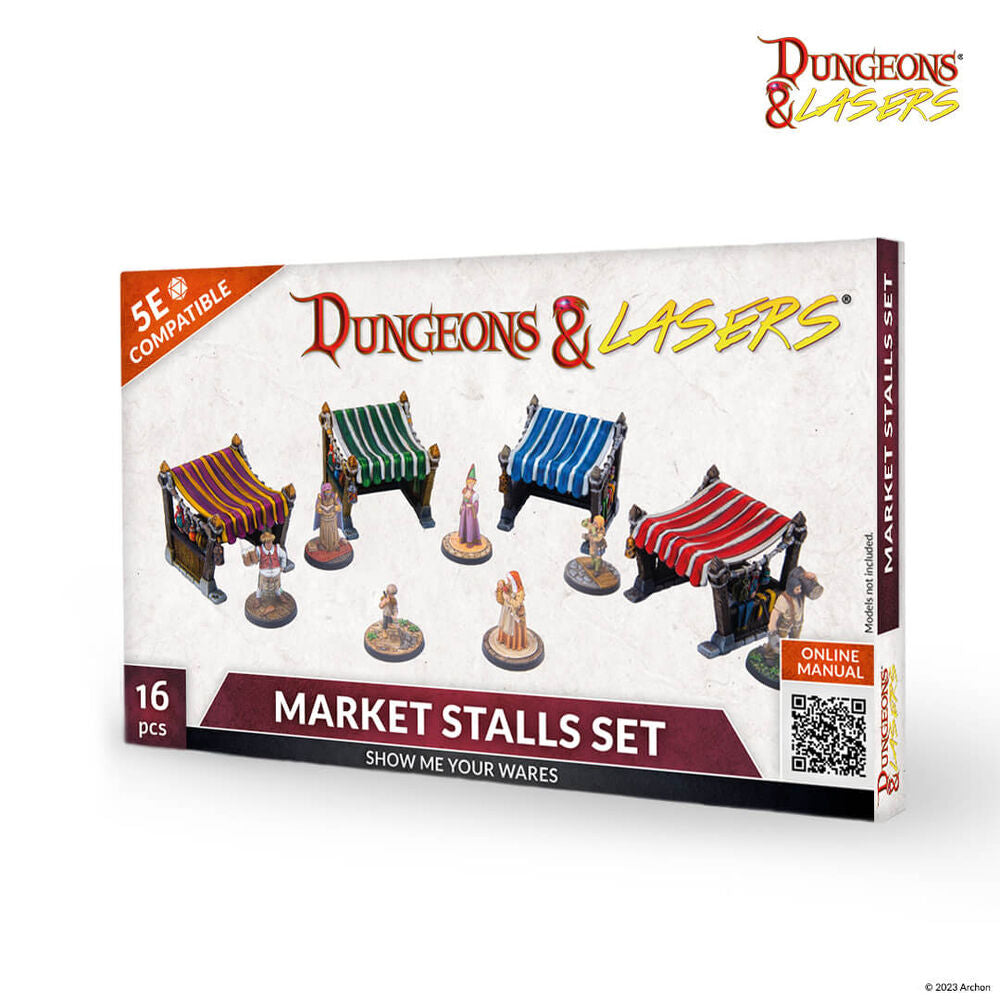 Dungeons & Lasers Expansion Set: MARKET STALLS SET