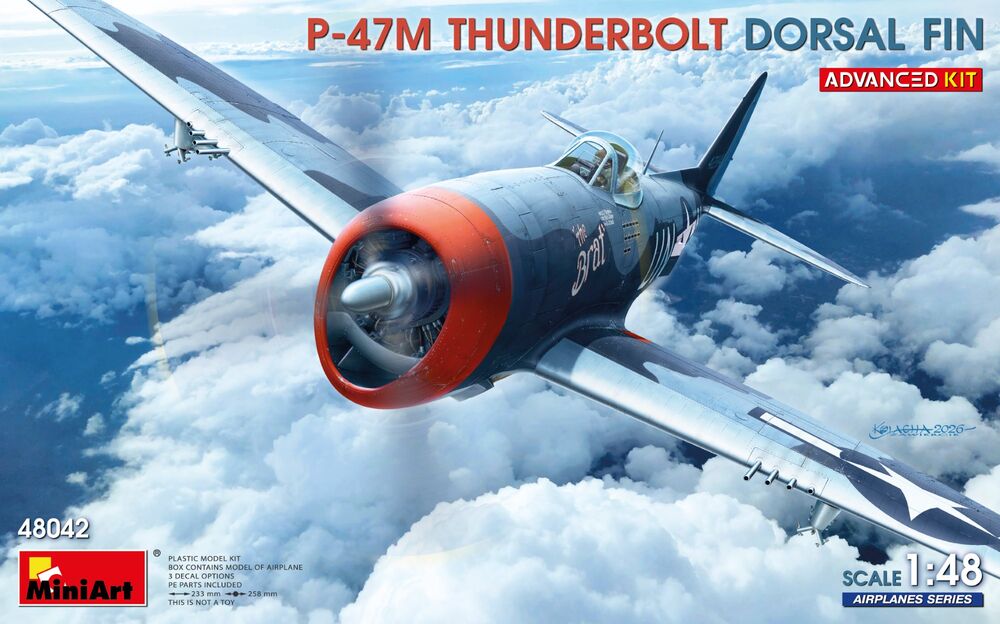 P-47M Thunderbolt. Dorsal Fin. Advanced Kit