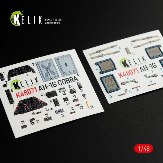 AH-1G interior 3D decals forICM/SpecialHobby kit