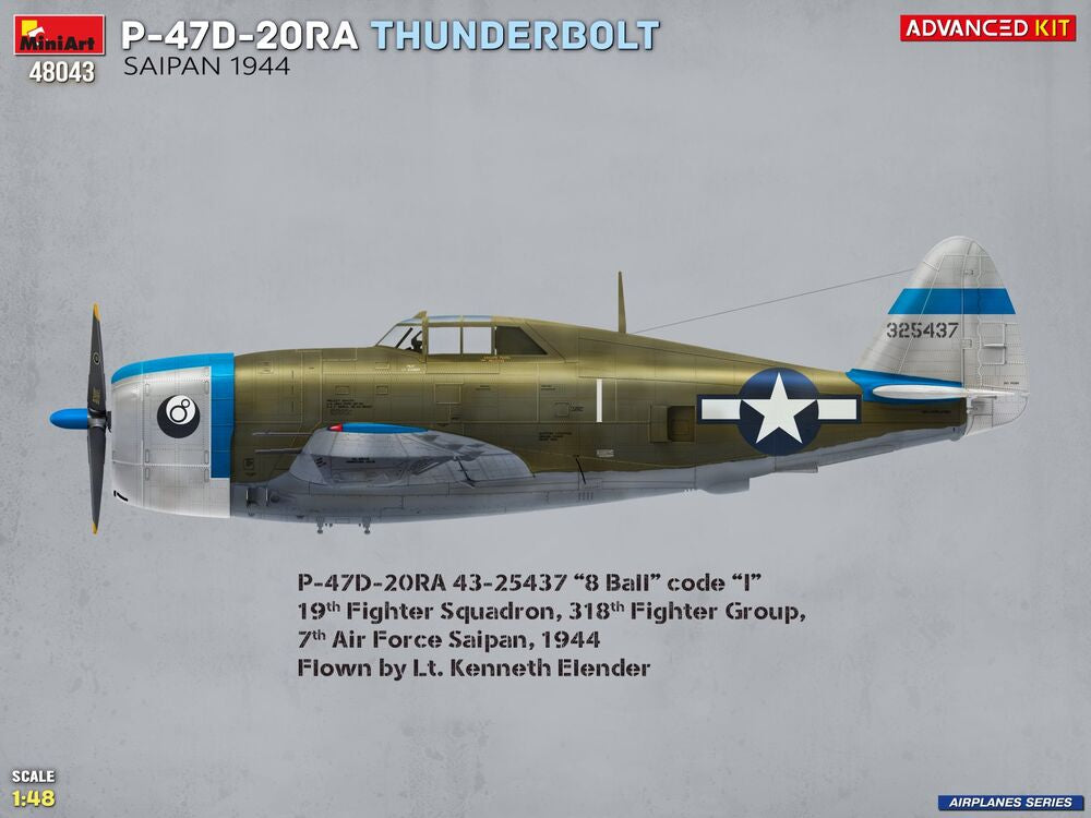 P-47D-20RA Thunderbolt. Saipan, 1944. Advanced Kit