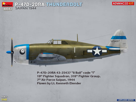 P-47D-20RA Thunderbolt. Saipan, 1944. Advanced Kit