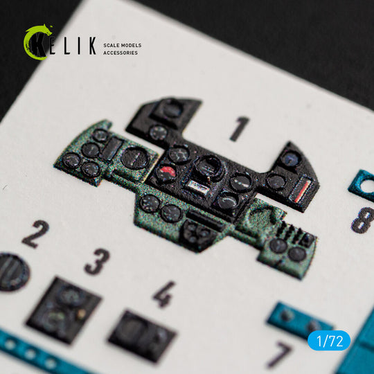 J1N1-S Gekko - interior 3D decals for Fujimi / Hobby 2000