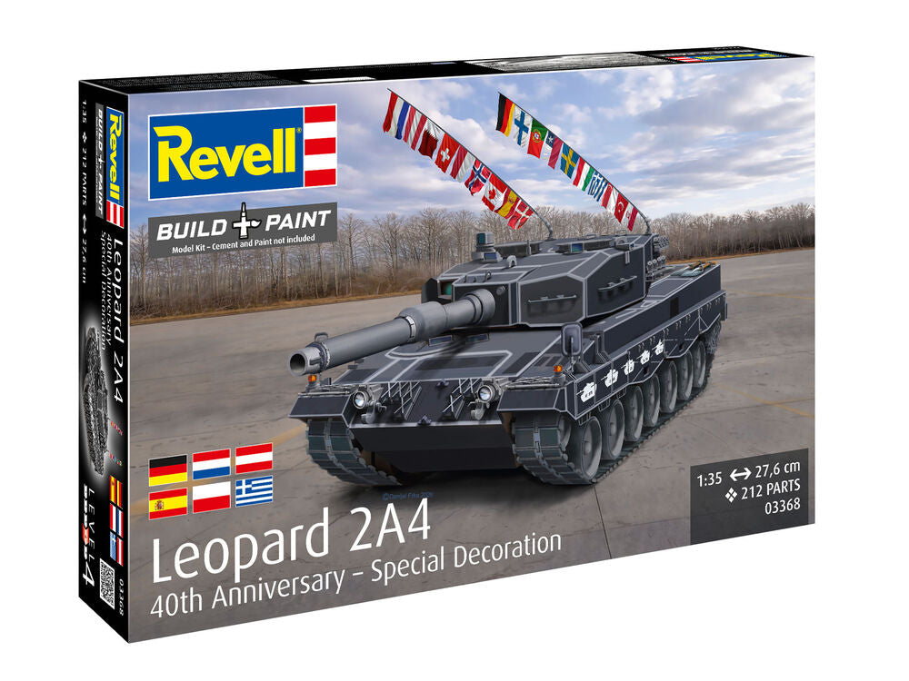 Leopard 2A4 - Special Decoration 40th anniversary