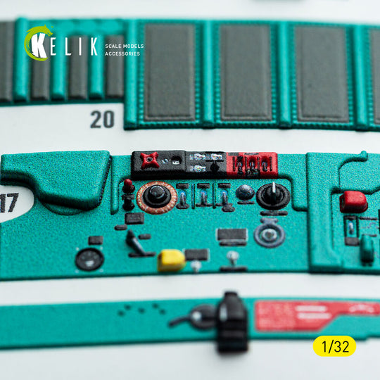 MiG-21 F-13 - interior 3D decals for Trumpeter kit