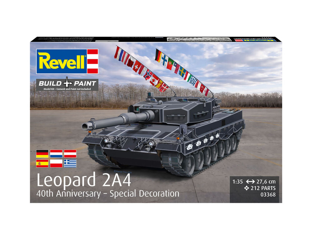 Leopard 2A4 - Special Decoration 40th anniversary