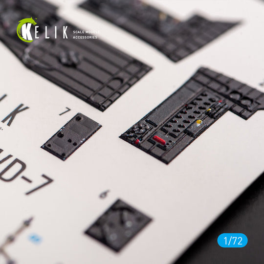 Junkers Ju87D-3N/D-7 - interior 3D decals for Fujimi/Hobby 2000 kit