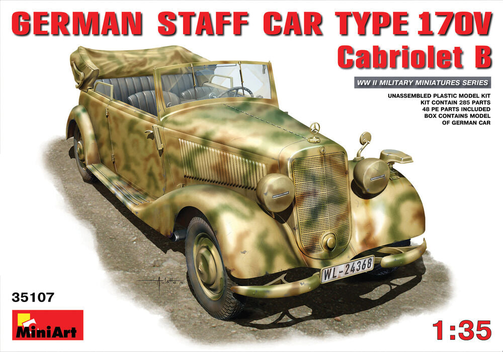 German Staff Car MB 170V. Cabriolet