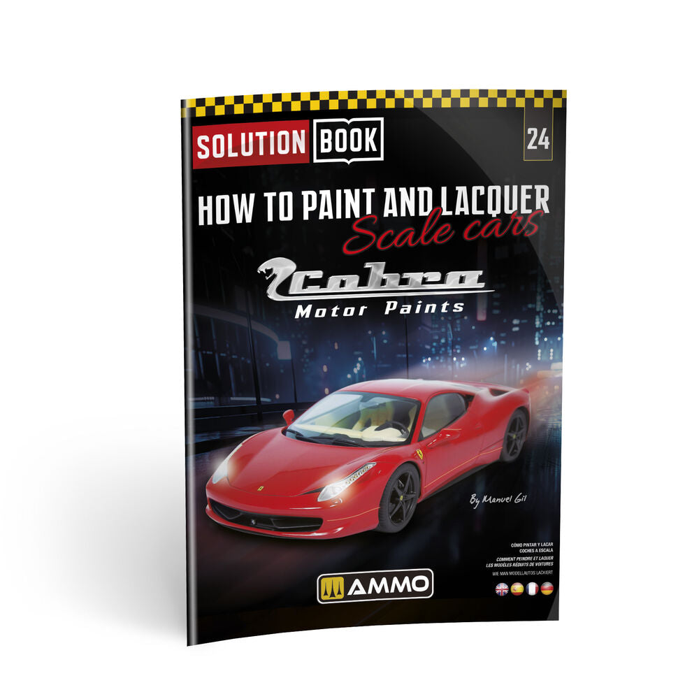 SOLUTION BOOK 24 - How to Paint and Lacquer Scale Cars (English, Castellano, Francais, Deutsch)