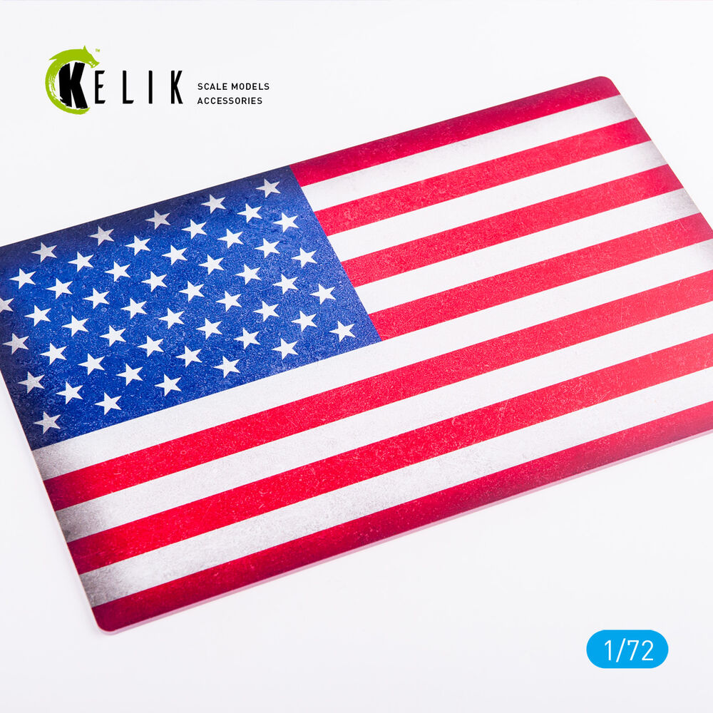 USA Flag - Base - Acrylic 3 mm (280 x 180 mm) (170 g)