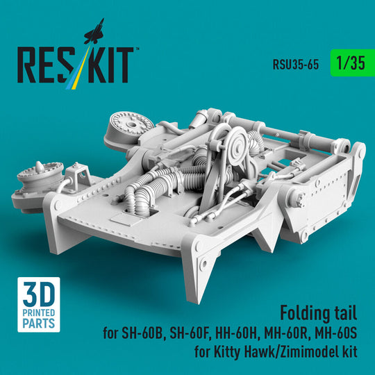 Folding tail for SH-60B, SH-60F, HH-60H, MH-60R, MH-60S (3D Printed) for Kitty Hawk / Zimi Model