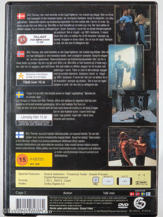 Cage II – The Arena of Death (1994). DVD.