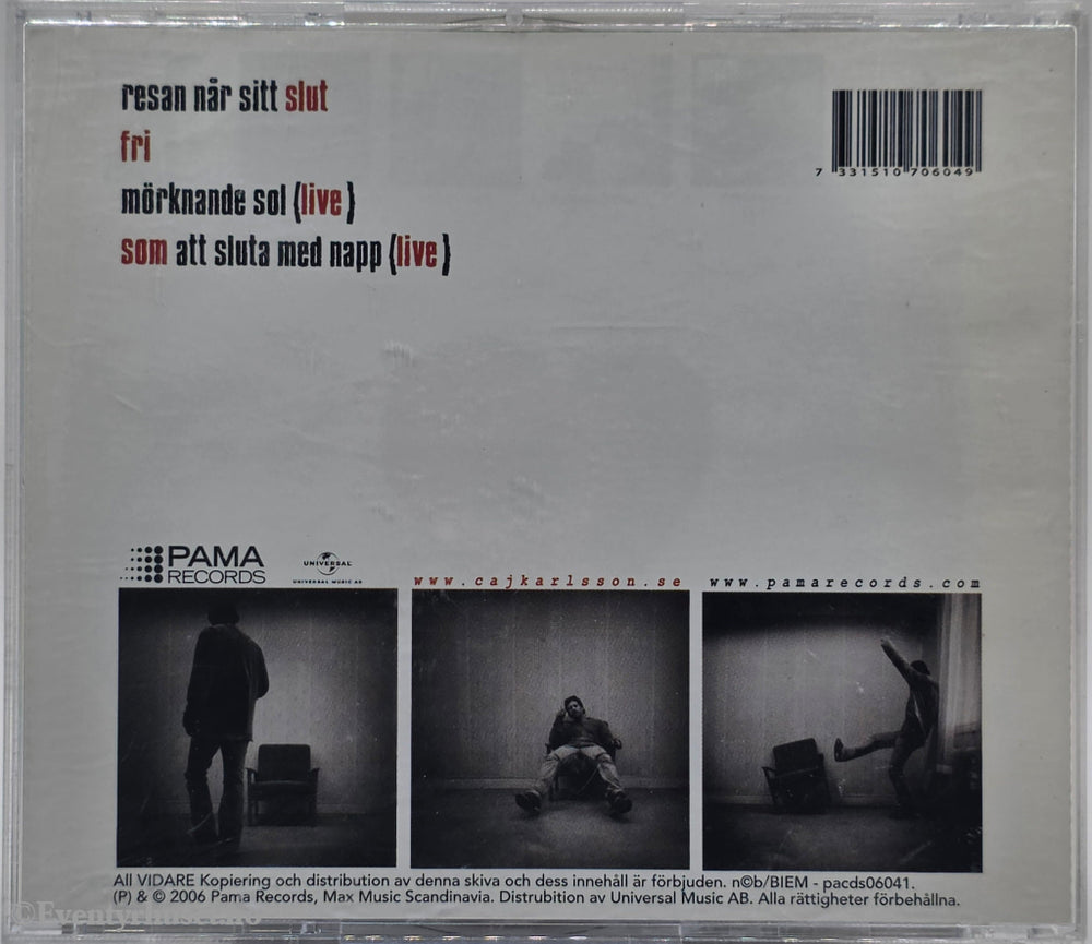Caj Karlsson & Världens Bästa Band. 2007. Resan når sitt slut. CD.