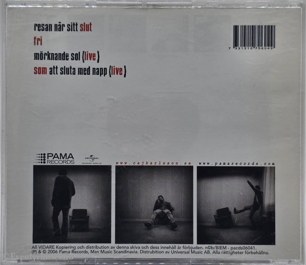 Caj Karlsson & Världens Bästa Band. 2007. Resan når sitt slut. CD.