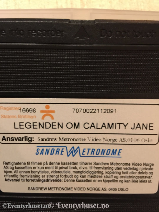 Calamity Jane. 2001. Vhs. Vhs