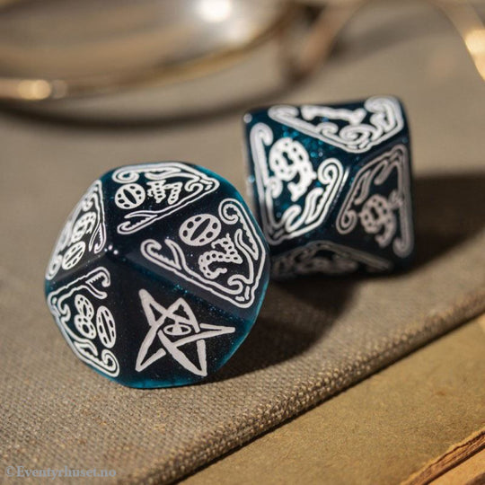 Call of Cthulhu Dice Set Abyssal & White (7) Games